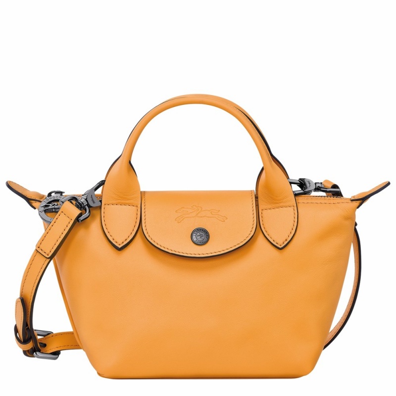 Apricot Longchamp Le Pliage Xtra XS Women's Handbags